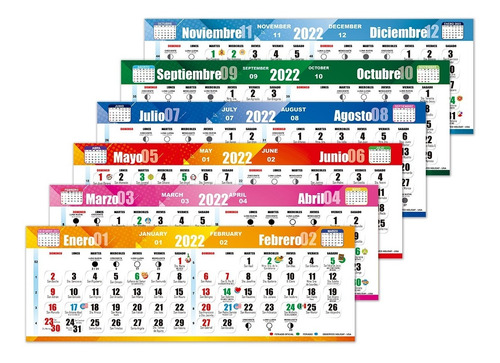 Diseños Editables Calendarios Con Santoral 2022 Psd Pdf Jpg