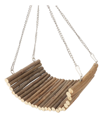 Corrente Suspensa Hamster Swing De 150* 130 Cm De Madeira Na