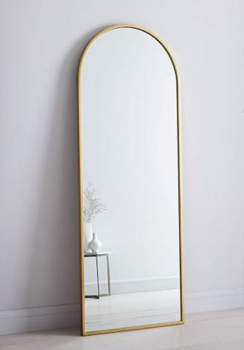 Espejo Medidas 180 Cm X 70 Cm Marco De Hierro Arco Superior!