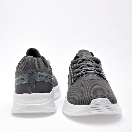 Tenis Hombre Avans-b 068 Gris Negro 129-324