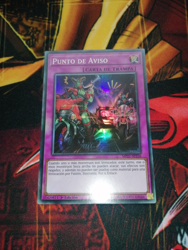 Punto De Aviso Yu-gi-oh! Original Konami