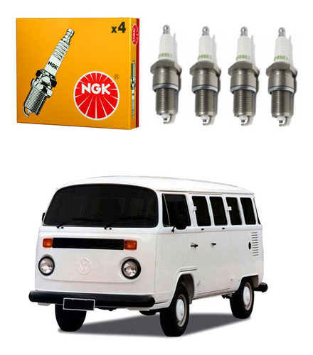 Jogo Velas Ngk Volkswagen Kombi 1600