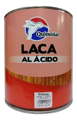 Laca Catalizada Al Acido Brillante Quimidal Galon + Cataliza