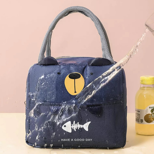 Lonchera Bolsa Térmica Colación Con Diseños Ts-031 Amarillo