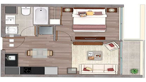 1 Dormitorio, 1 Baño, Alcalde Pedro Alarcón # 805, 375 Mil