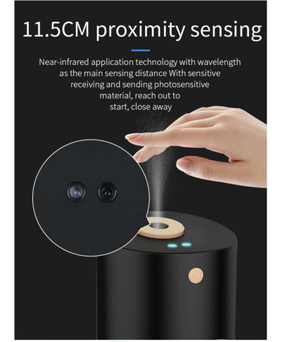 Imagen 8 de 10 de Sanitizador Desinfectante Manos Inteligente Sensor + Regalo