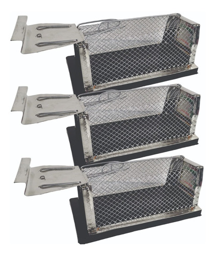 30 Ratoneras Tipo Jaula Trampa Raton Rata 24cm