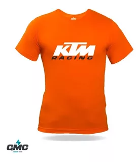 Camiseta Línea Ciclismo Bicicletas Ktm 100% Algodón Hombres