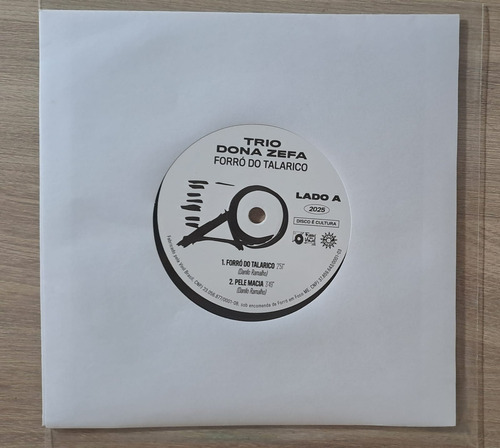 Trio Dona Zefa - Forró Do Talarico (compacto Vinil 7) Edição Limitada