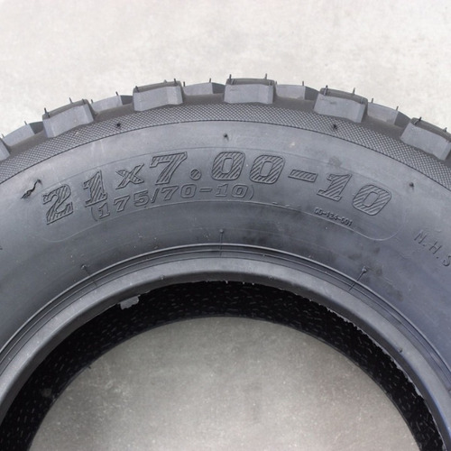 Caucho Para Atv Utv Cuatrimoto 21x7-10 Rin 10 Delantero