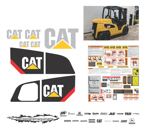 Kit De Calcas De Restauración Para Cat Pd 9000