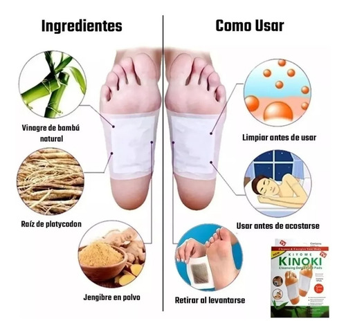 100 Parches Desintoxicantes Cuerpo Kinoki Pies Mayoreo F