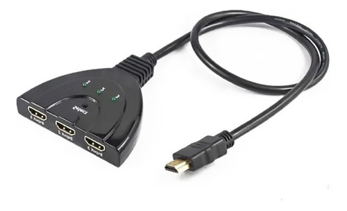 Switch Hdmi 3x1 Multiplicador De Puertos Hdmi 