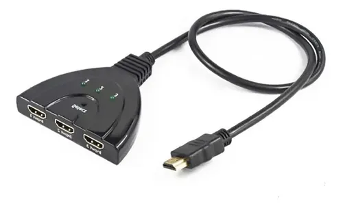 Switch Hdmi 3x1 Multiplicador De Puertos Hdmi