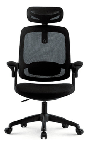 Cadeira De Escritorio Ergonômica Preta Elements Astra