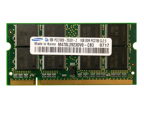 Memória Samsung Ddr 1gb 333 Pc2700 Notebook Compaq Nx6120