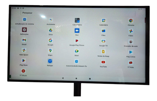 Smart Touch Screen Tv Com Tela 21 Polegadas Android Portátil