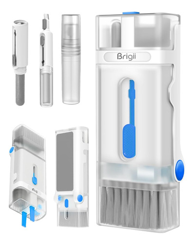 Brigii Kit Limpiador Electrónico 8 En 1, Azul