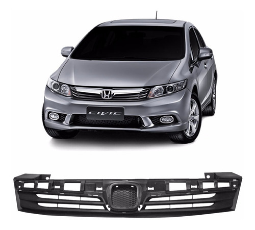 Grade New Civic 2012 2013 2014 2015 Interna Superior Preta