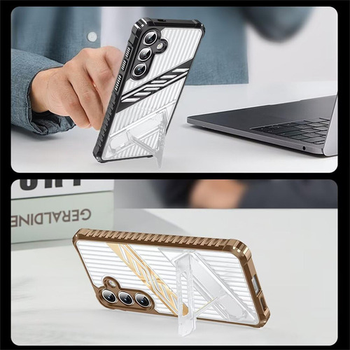 A Funda Para Samsung Galaxy A55 5g, Ultraligera, Militar, Con Soporte Integrado