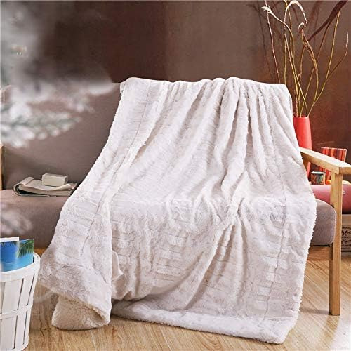 Tache Home Fashion Manta Sherpa De Piel Sintética, 50x60, Bl