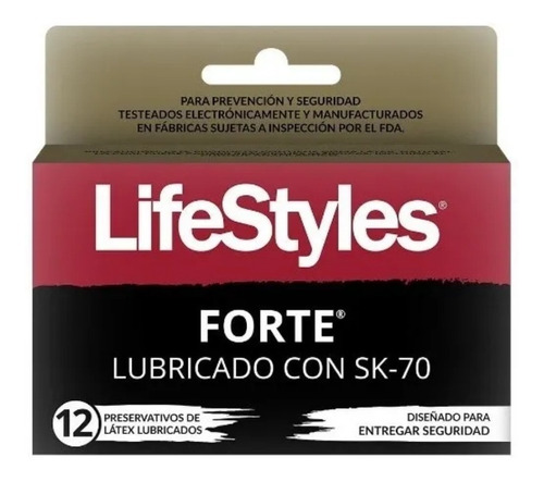 Preservativos Lifestyles Forte 12 Condones Más Resistentes 
