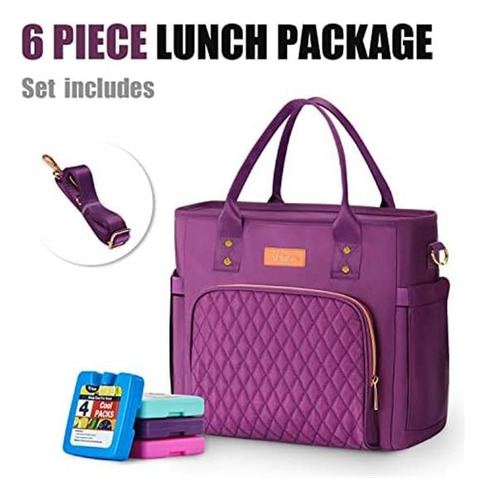 Bolsa Lanchera Yitote Púrpura