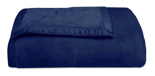 Cobertor / Manta King Soft Premium Azul Marinho - Sultan