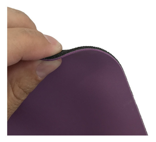 Colchoneta Caucho Tecnotips Mat Yoga Pilates Ejercicios Color Violeta
