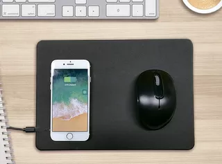 Mouse Pad Hitech Carga Qi Wireless iPhone Samsung