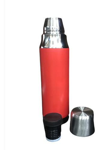 Imagen 3 de 6 de Termo 1 Litro De Acero C/ Pico Inoxidable Camping Colores