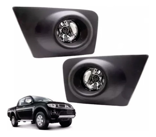 Kit Neblineros Mitsubishi L200 2014 2015  Mas Luces Led 