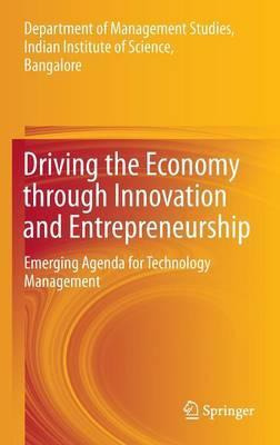 Libro Driving The Economy Through Innovation And Entrepre...