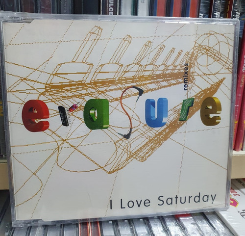 Erasure Cd - I Love Saturday (remixes) (beatmasters )