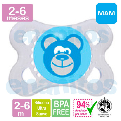 Chupón Mam Animals Para Bebés De 2-6 Meses