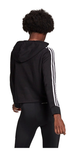 Imagen 2 de 7 de Sudadera adidas Mujer Con Gorro 3-stripes
