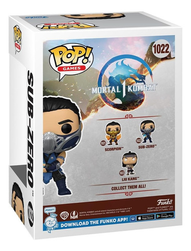 Funko Pop! Games: Mortal Kombat 1 - Sub Zero #1022