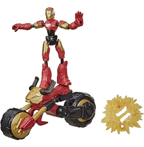 Marvel Bend And Flex: Muñeco Flex Rider Iron Man