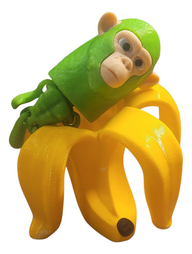Muñeco 3d Chimpancini Bananini Brainrot Italian