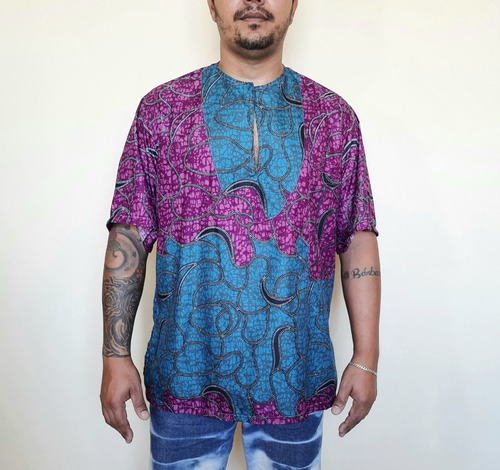 Imagem 2 de 4 de Blusa Bata Masculina Tecido Alcemyr
