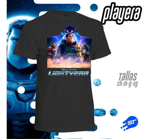 Imagen 1 de 4 de Playera Alusiva Lightyear Ligth-003