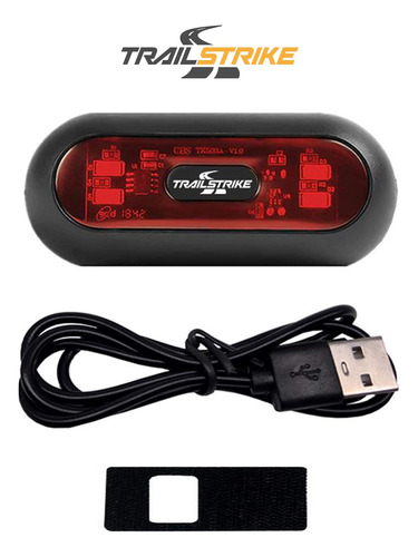 Trailstrike Ts-101-a - Lámpara Led Para Casco Trasero Rojo P