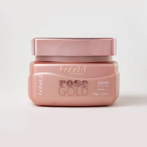 Hobety Máscara Rose Gold 300g + Just Unit Leave-in 255ml