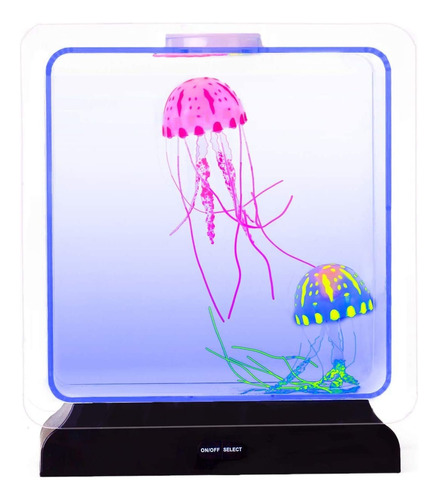 Learn Jellyfish Lamp Tank Aquarium  Mood Night Light Pa...