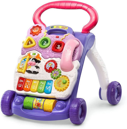 Juguete Interactivo Andador Aprender A Caminar Bebe Niña Vte