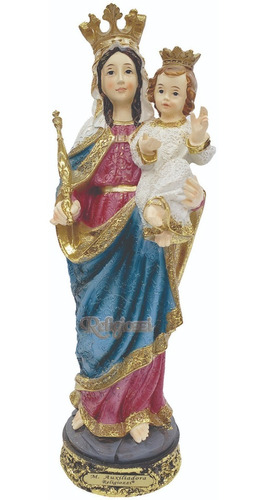 Virgen Auxiliadora Dorado 30cm 530-77106 Religiozzi