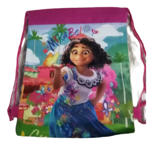 Bolsa Tipo Tnt Escolar, Morral Jardín, Encanto 4 Unidades