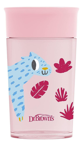 Vaso Para Bebe 10oz Cheers Rosa Decorado