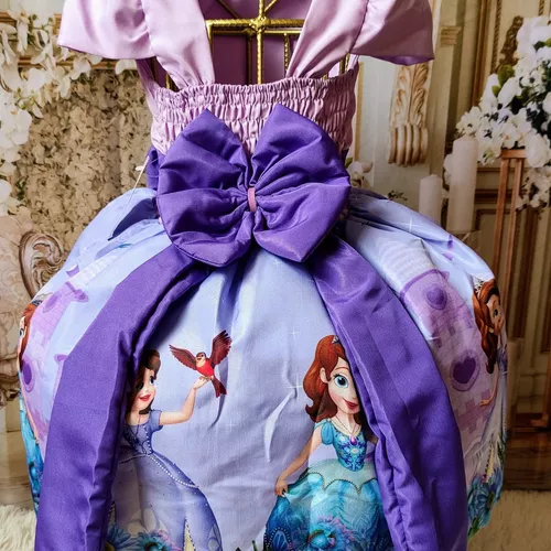 Vestido Infantil Temático - Princesa Sofia