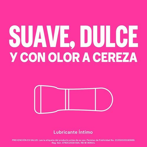Lubricante íntimo Sico Play comestible sabor cereza de 50ml